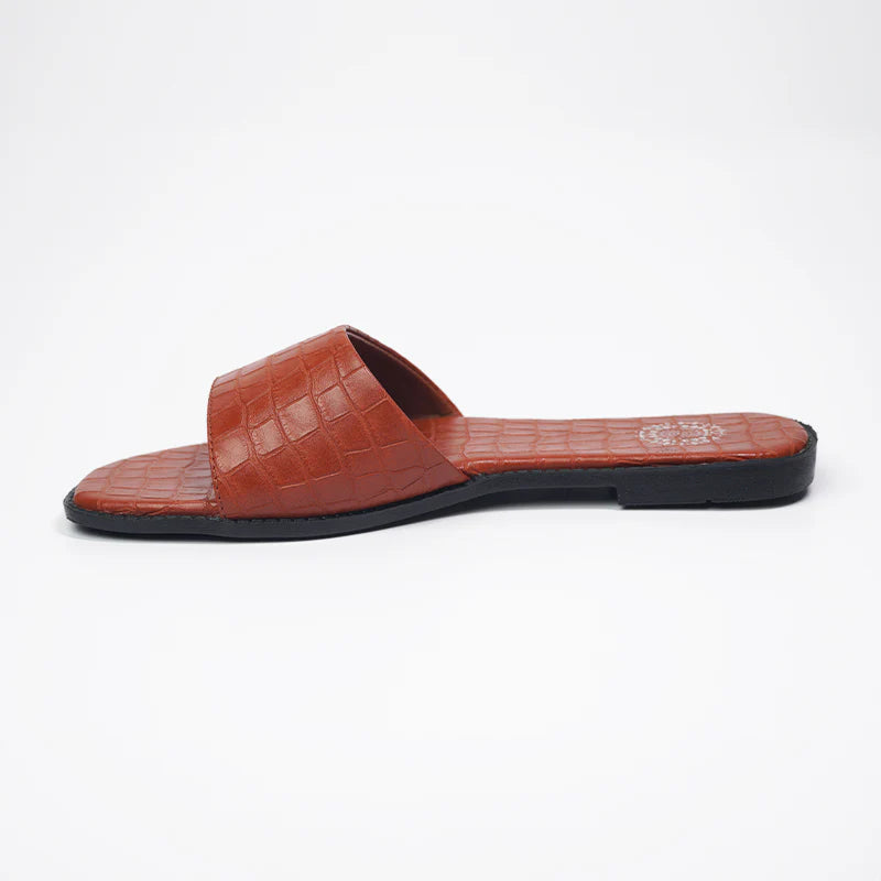 Brown Casual Slip-On