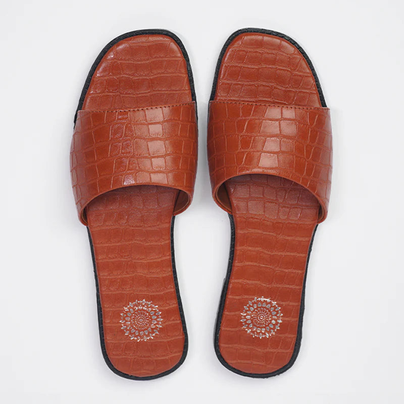 Brown Casual Slip-On