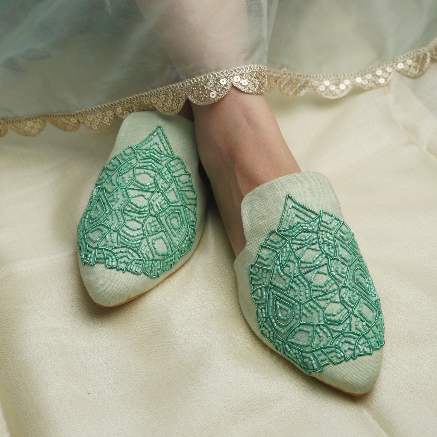 Shell Chic Mules