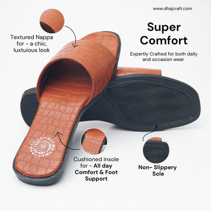 Brown Casual Slip-On