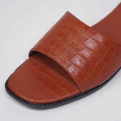 Brown Casual Slip-On