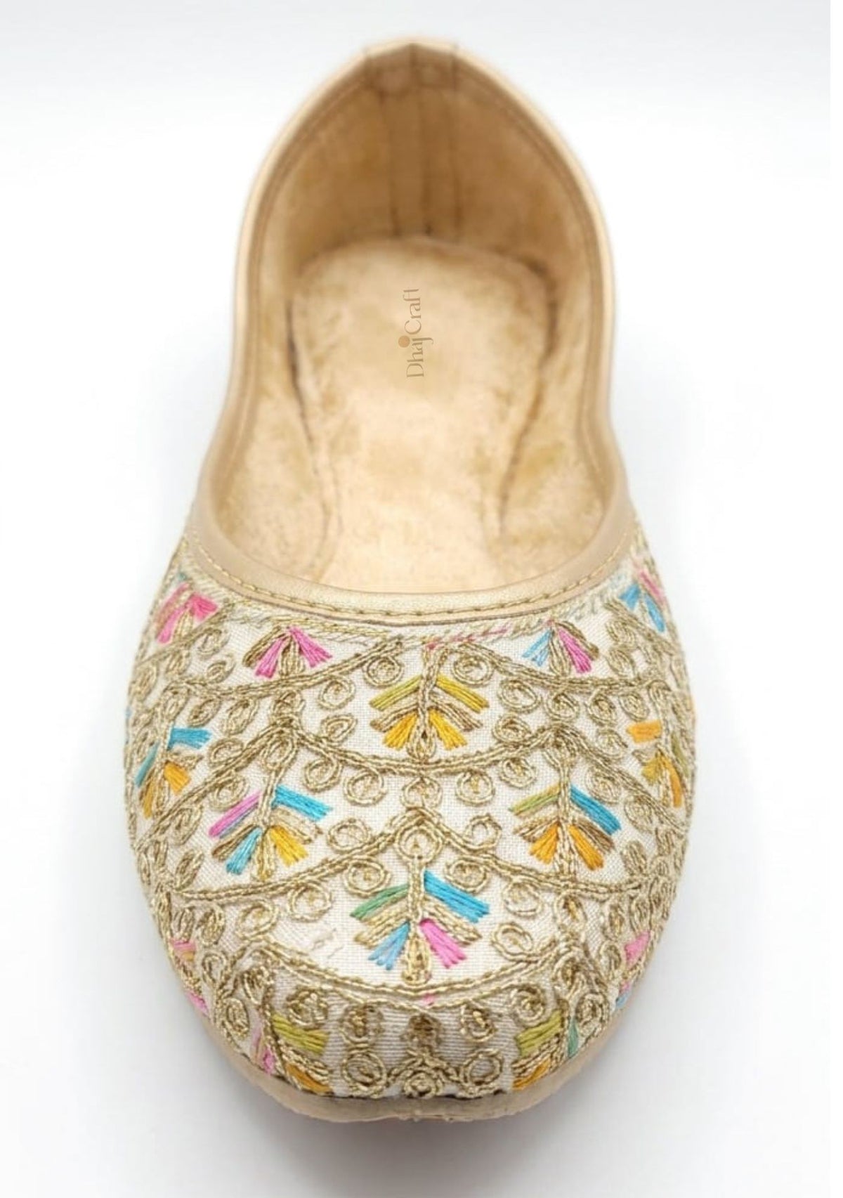 Golden Multicolour Jutti