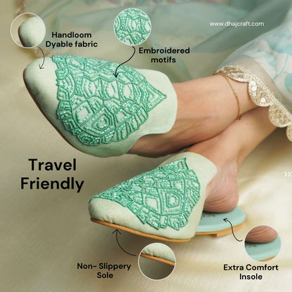 Shell Chic Mules
