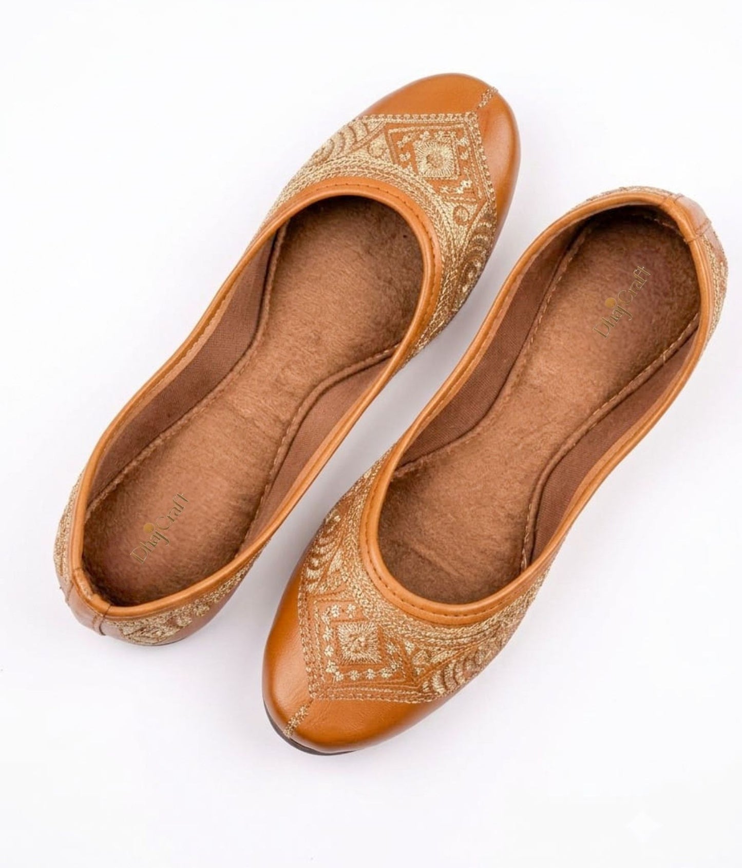 Brown Office-wear Jutti
