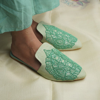 Shell Chic Mules