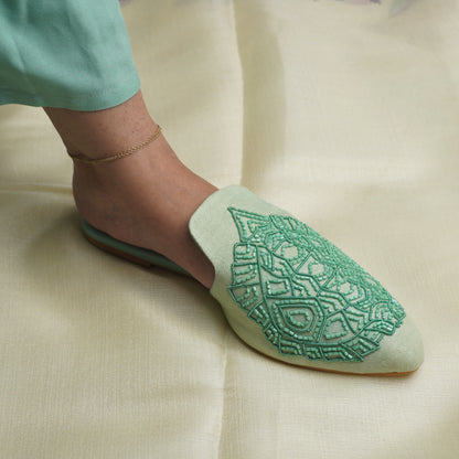 Shell Chic Mules
