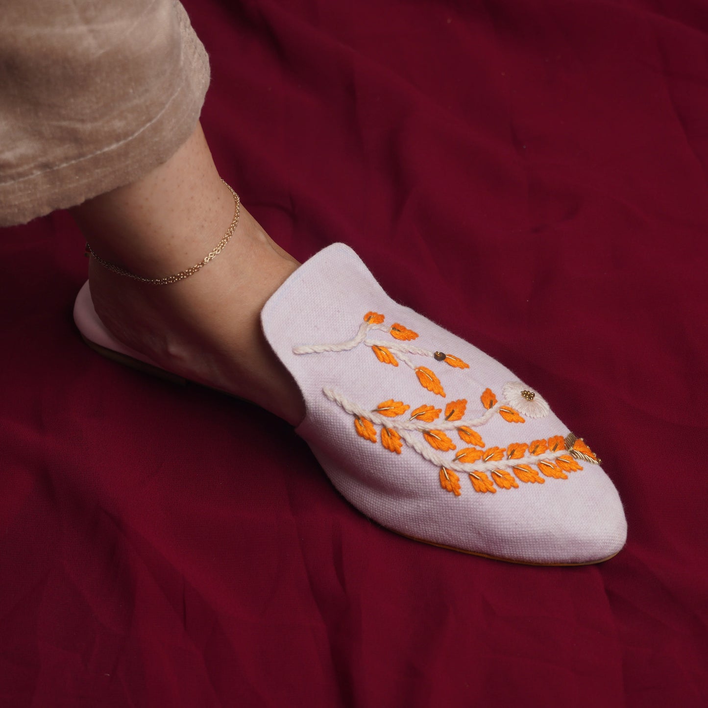 Floral Whispers Mules