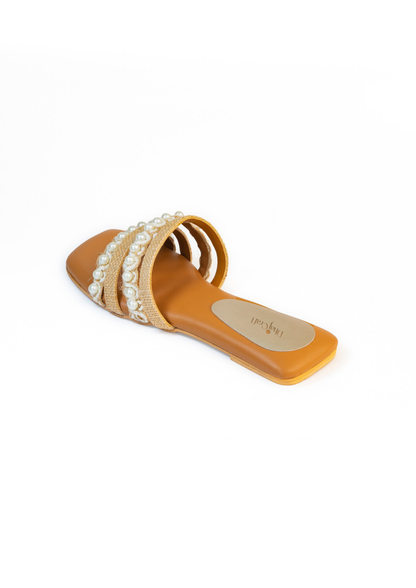 Women Open Toe Flats with Tassels