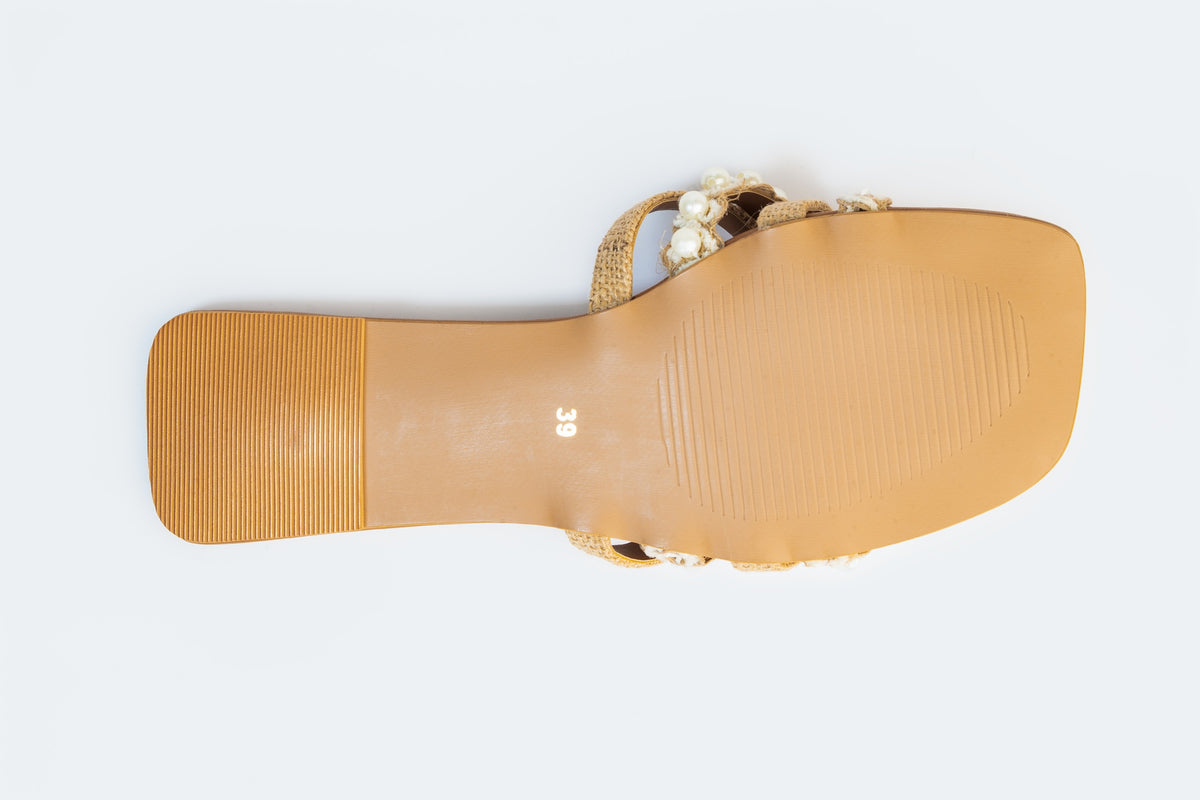 Women Open Toe Flats with Tassels