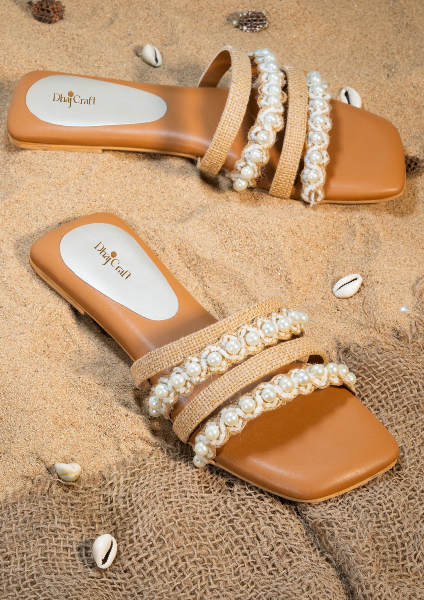 Women Open Toe Flats with Tassels