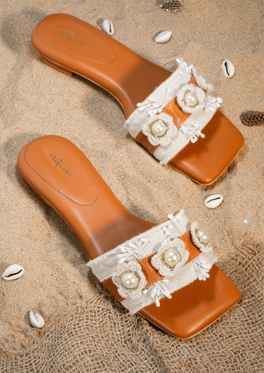 Women Party Open Toe Flats
