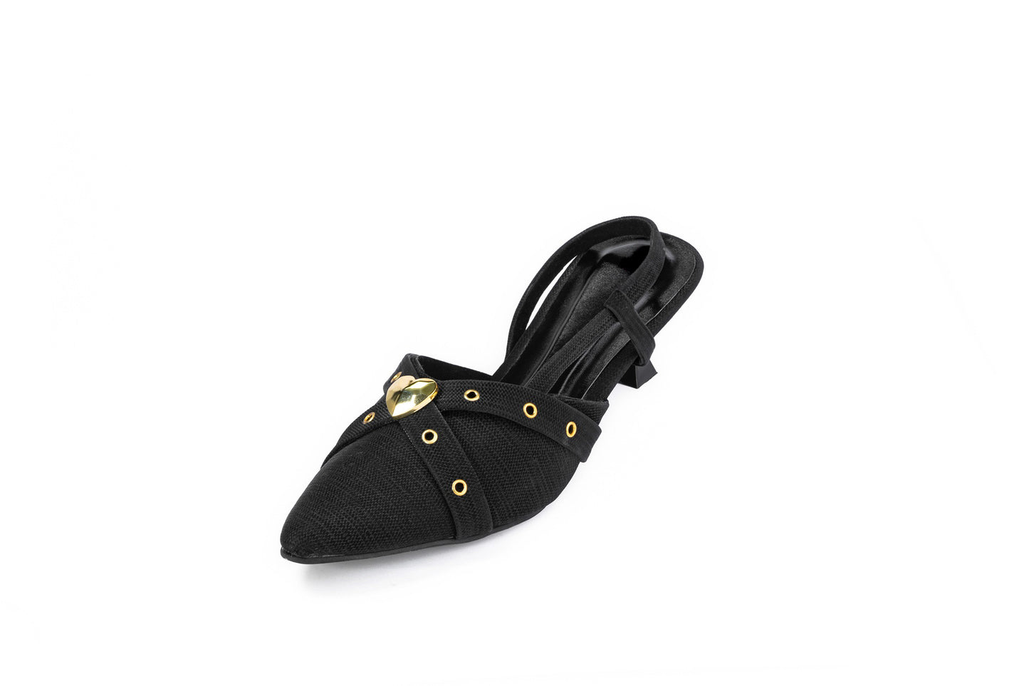 Women Party Mules with Buckles Heels