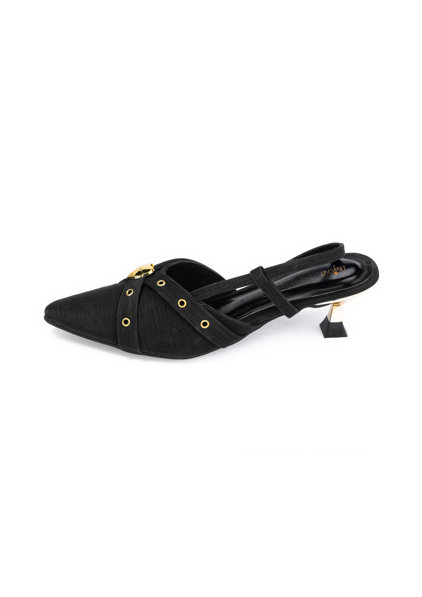 Women Party Mules with Buckles Heels