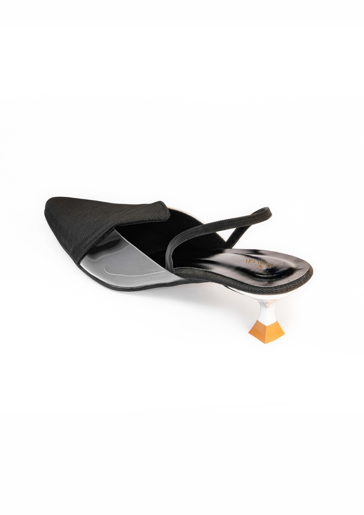 Women Party Mules with Buckles Heels