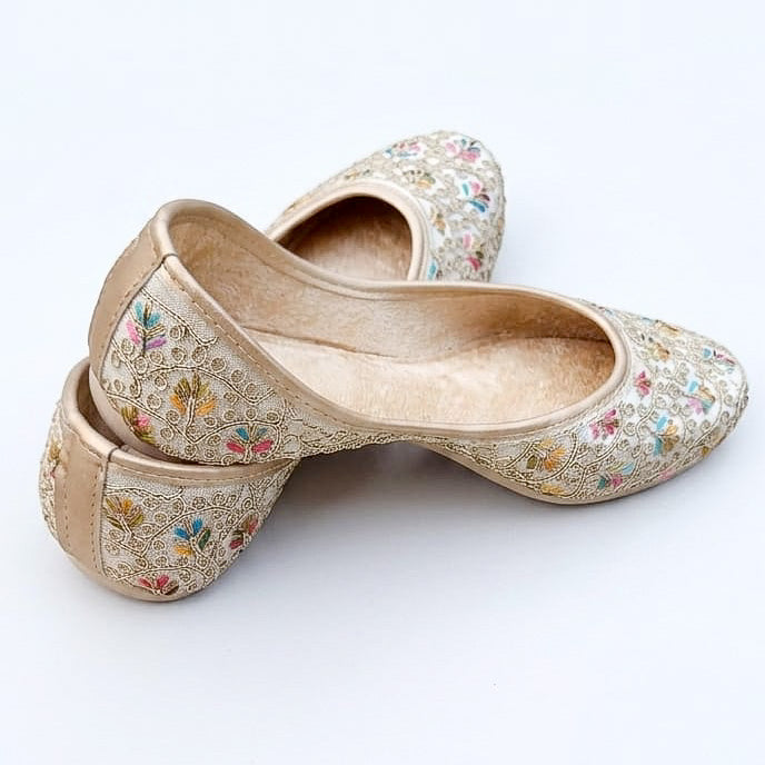 Golden Multicolour Jutti