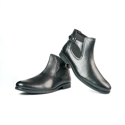 Men Formal Black Chelsea